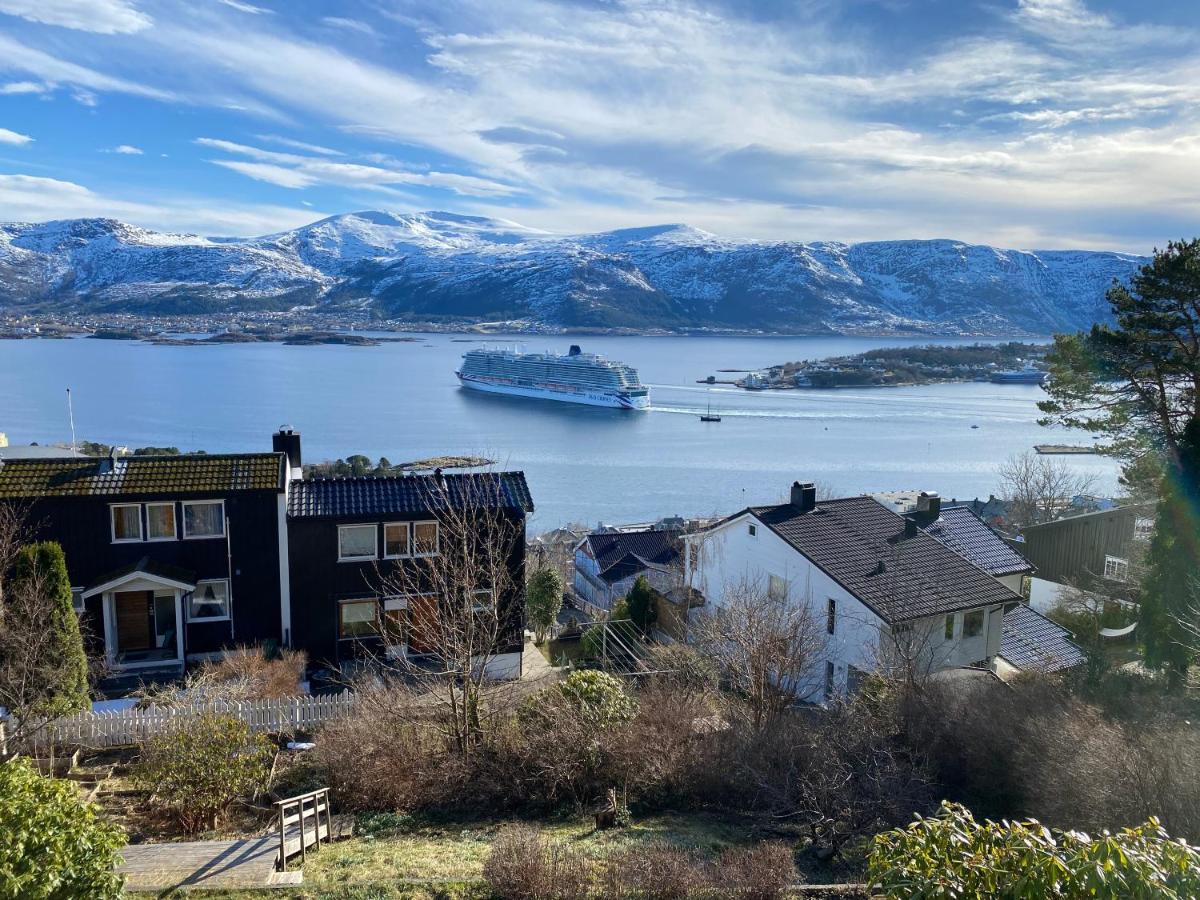 Great Place With View To The Mountains And Fjord Apartment Олесун Екстериор снимка